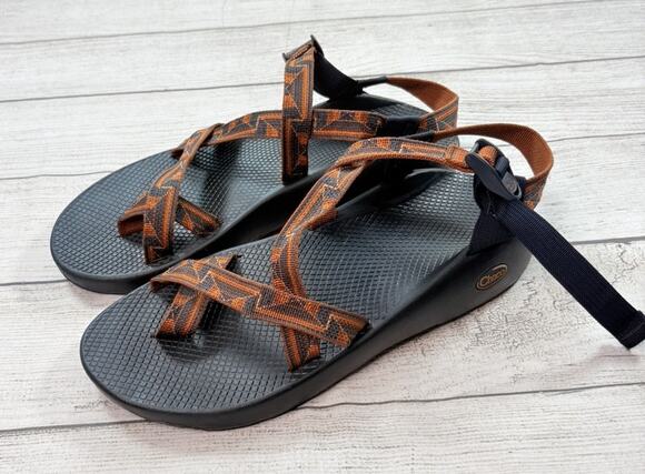 Chaco Other - Chaco Men’s Z2 Classic Sandals Adjustable Strap Orange Hiking Outdoor Size 12